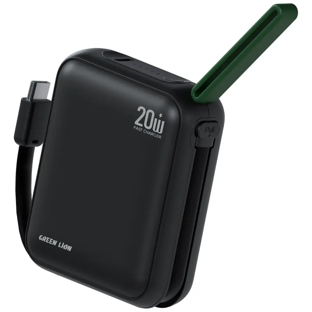 Green Lion  SOHOPower Bank 10000mAh PD  20W - Black