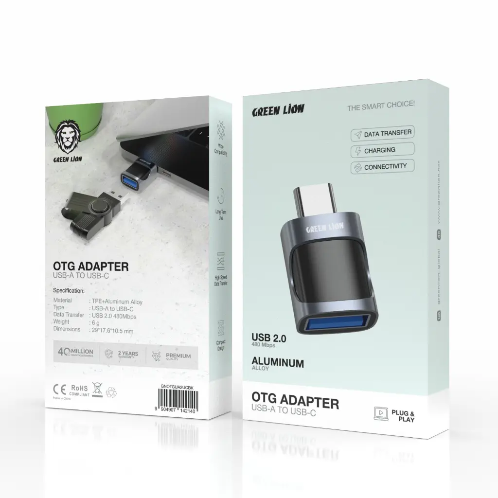 Green Lion OTG ADAPTER USB-A TO USB-C USB 2.0