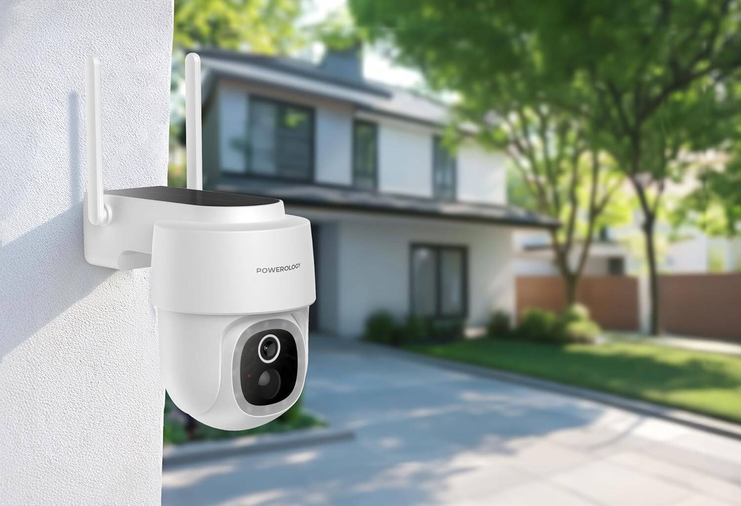 powerology outdoor camera solar