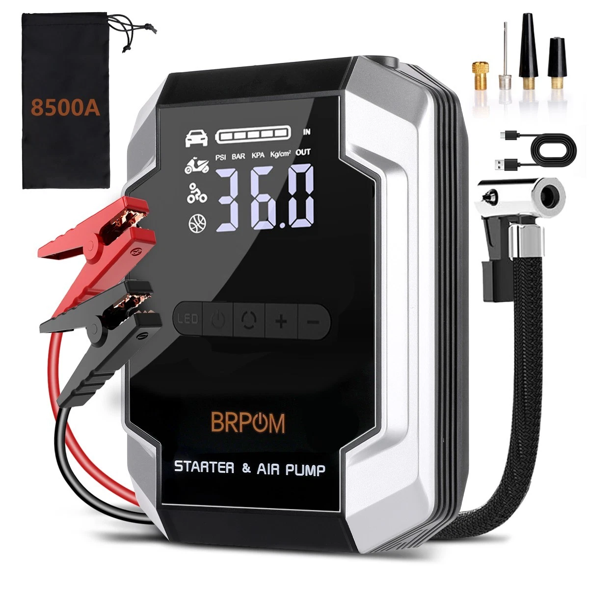 Jump Starter &amp; Air Compressor