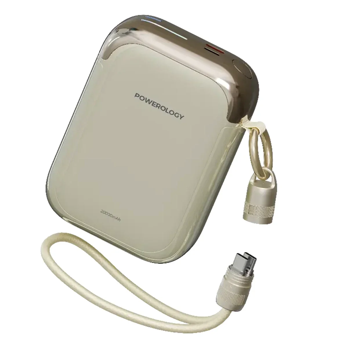 Bahamas 20000mAh Power Bank – 20W PD Fast Charging With Built-In Type-C And Lightning Cables